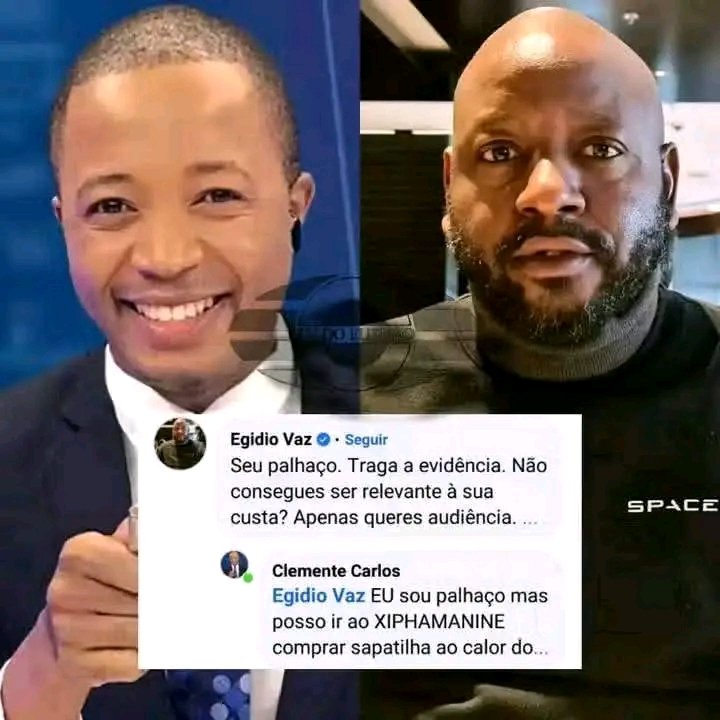 Clemente Carlos e Egídio Vaz voltam a trocar mimos no Facebook 